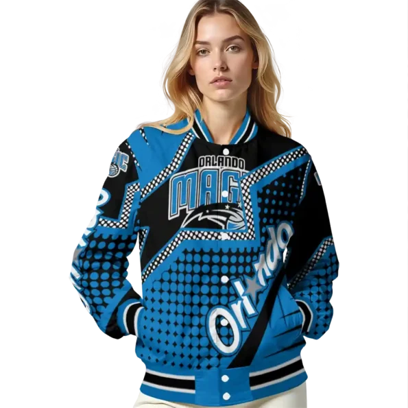 custom orlando magic star burst blue varsity jacket latest model.webp