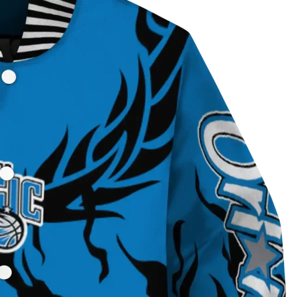 custom orlando magic winged blaze blue white varsity jacket premium grade.webp