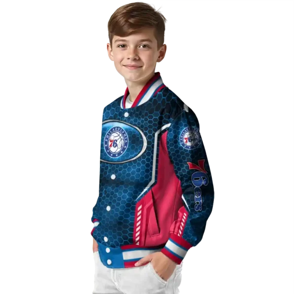 custom philadelphia 76ers power plate blue varsity jacket trendy.webp
