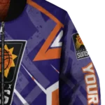 custom phoenix suns chevron angles purple bomber jacket best selling