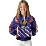 custom phoenix suns chevron angles purple bomber jacket best selling