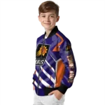 custom phoenix suns chevron angles purple bomber jacket best selling