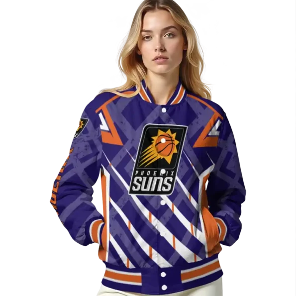 custom phoenix suns chevron angles purple varsity jacket latest model.webp