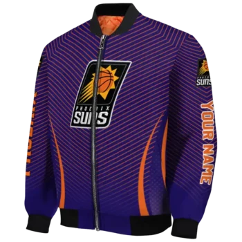 custom phoenix suns chevron arrow purple bomber jacket best selling