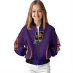custom phoenix suns chevron arrow purple bomber jacket best selling