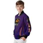 custom phoenix suns chevron arrow purple bomber jacket best selling