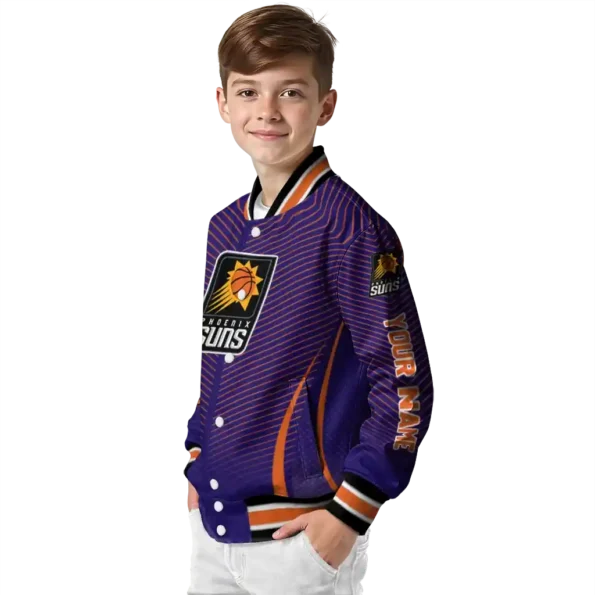custom phoenix suns chevron arrow purple varsity jacket trendy.webp