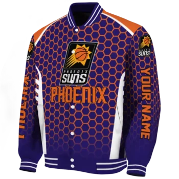 custom phoenix suns hexagon grid purple varsity jacket best selling.webp
