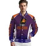 custom phoenix suns hexagon grid purple varsity jacket best selling.webp