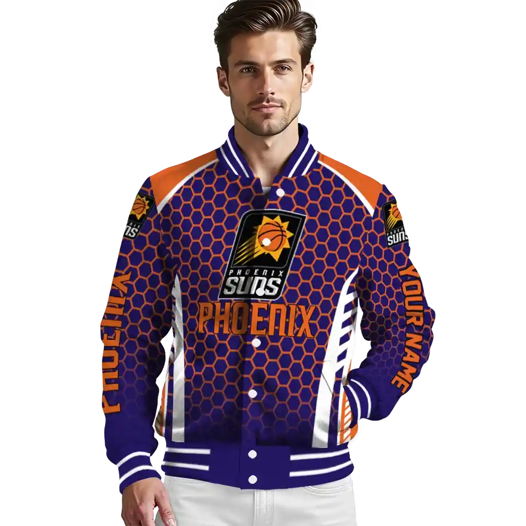 custom phoenix suns hexagon grid purple varsity jacket high quality.webp custom phoenix suns hexagon grid purple varsity jacket high quality.webp
