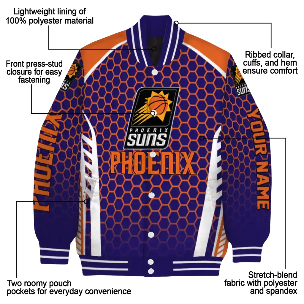 custom phoenix suns hexagon grid purple varsity jacket new arrival.webp custom phoenix suns hexagon grid purple varsity jacket new arrival.webp