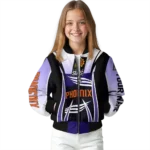 custom phoenix suns mesh effect purple black bomber jacket best selling