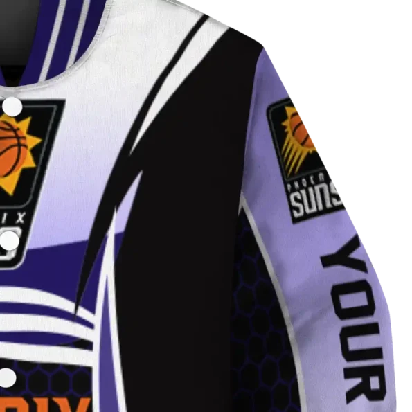 custom phoenix suns mesh effect purple black varsity jacket premium grade.webp
