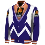 custom phoenix suns v stripes purple white varsity jacket best selling.webp