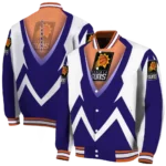 custom phoenix suns v stripes purple white varsity jacket best selling.webp