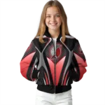 custom portland trail blazers mesh chest black bomber jacket best selling