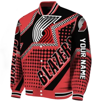 custom portland trail blazers star burst red varsity jacket best selling.webp