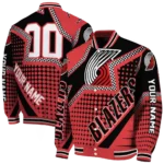 custom portland trail blazers star burst red varsity jacket best selling.webp