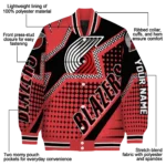 custom portland trail blazers star burst red varsity jacket best selling.webp