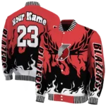 custom portland trail blazers winged blaze red white varsity jacket best selling.webp