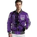 custom sacramento kings hexagon cluster purple black varsity jacket best selling.webp
