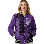 custom sacramento kings hexagon cluster purple black varsity jacket best selling.webp