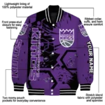 custom sacramento kings hexagon cluster purple black varsity jacket best selling.webp
