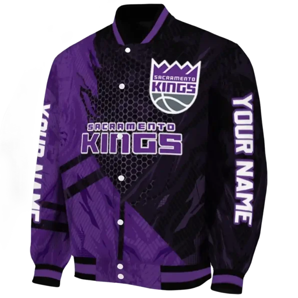 custom sacramento kings hexagon mesh purple black varsity jacket best selling.webp