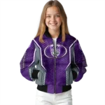 custom sacramento kings power plate purple bomber jacket best selling