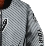 custom san antonio spurs chevron arrow silver bomber jacket best selling