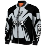 custom san antonio spurs spider mark silver bomber jacket best selling