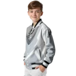 custom san antonio spurs v stripes silver white varsity jacket best selling.webp