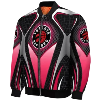 custom toronto raptors mesh chest black bomber jacket best selling