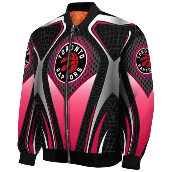 custom toronto raptors mesh chest black bomber jacket best selling