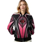 custom toronto raptors mesh chest black bomber jacket best selling