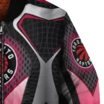 custom toronto raptors mesh chest black bomber jacket best selling