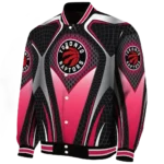 custom toronto raptors mesh chest black varsity jacket best selling.webp