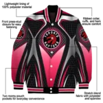 custom toronto raptors mesh chest black varsity jacket best selling.webp
