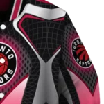 custom toronto raptors mesh chest black varsity jacket best selling.webp