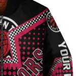 custom toronto raptors star burst red bomber jacket best selling