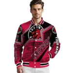 custom toronto raptors star burst red varsity jacket best selling.webp
