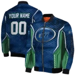 custom utah jazz power plate navy bomber jacket best selling