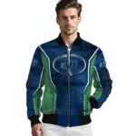 custom utah jazz power plate navy bomber jacket best selling