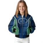 custom utah jazz power plate navy bomber jacket best selling