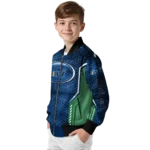 custom utah jazz power plate navy bomber jacket best selling