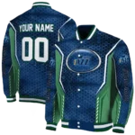 custom utah jazz power plate navy varsity jacket best selling.webp
