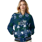 custom utah jazz pyramid shapes navy varsity jacket best selling.webp