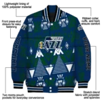 custom utah jazz pyramid shapes navy varsity jacket best selling.webp