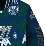 custom utah jazz pyramid shapes navy varsity jacket best selling.webp