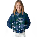 custom utah jazz pyramid shapes navy varsity jacket best selling.webp